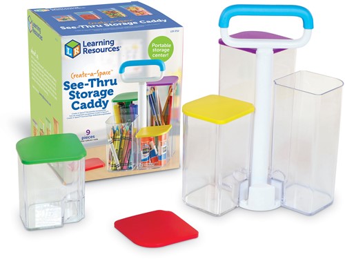 Learning Resources - Create-A-Space™ See-Thru Storage Caddy