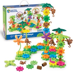 Learning Resources - Gears! Gears! Gears!® Movin’ Monkeys® Building Set