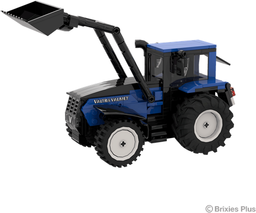 BRIXIES Plus Valtra Valmet 8400 met voorlader - 277 st-2