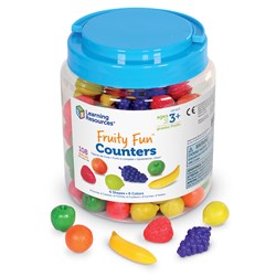 Learning Resources - Fruity Fun™ Counters (Set of 108)