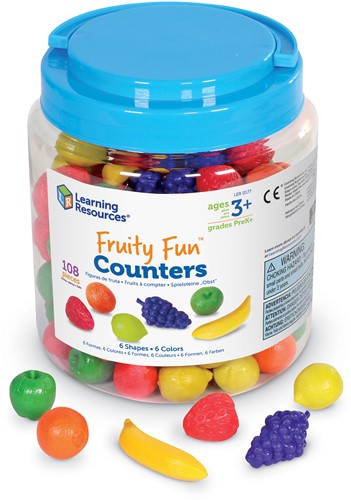 Learning Resources - Fruity Fun™ Counters (Set of 108)