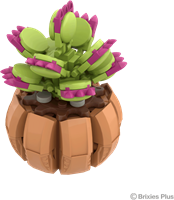 BRIXIES Plus Mini Bloem "Venus" - 119 st