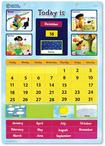 Learning Resources - Magnetic Learning Calendar-3