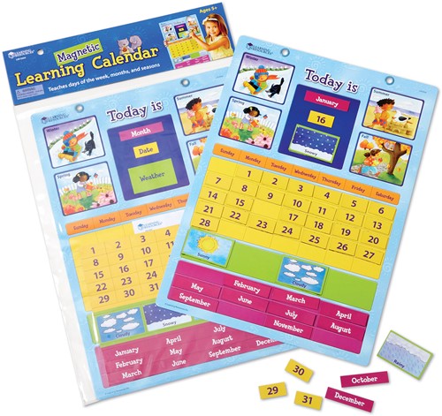 Learning Resources - Magnetic Learning Calendar