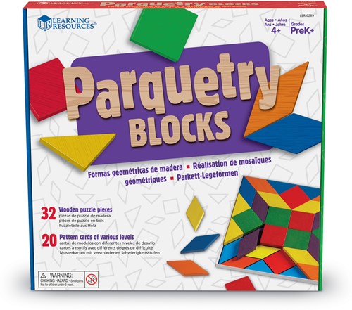 Learning Resources - Parquetry Blocks  & Cards Set