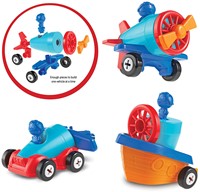 Learning Resources - 1-2-3 Build It!™ Car-Plane-Boat-3