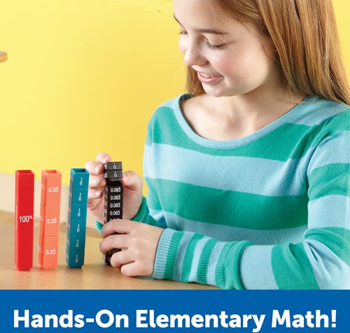 Learning Resources - Fraction Tower® Equivalency Cubes-2