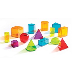 Learning Resources - View-Thru® Geometric Solids (Set of 14)