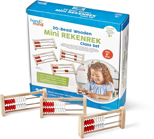 Learning Resources - Mini 20-Bead Rekenrek (Set of 25)