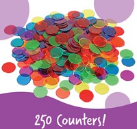 Learning Resources - Transparent Counters (Set of 250)-2
