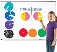 Learning Resources - Double-Sided Magnetic Demonstration Rainbow Fraction® Circles-2