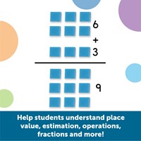 Learning Resources - Plastic Base Ten Units (Set of 100)-3