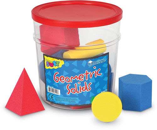 Learning Resources - Hands-On Soft™ Geometric Solids (Set of 12)-3