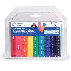Learning Resources - Fraction Tower® Fraction Cubes