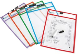 Learning Resources - Write And Wipe Pockets (Set of 5)