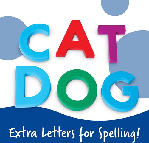 Learning Resources - Jumbo Uppercase Magnetic Letters, Set of 40-2