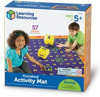 Learning Resources - Hip Hoppin' Hundred Mat™ Hundreds Activity Mat