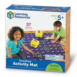 Learning Resources - Hip Hoppin' Hundred Mat™ Hundreds Activity Mat