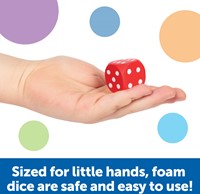 Learning Resources - Foam Dot Dice (Set of 2)-2