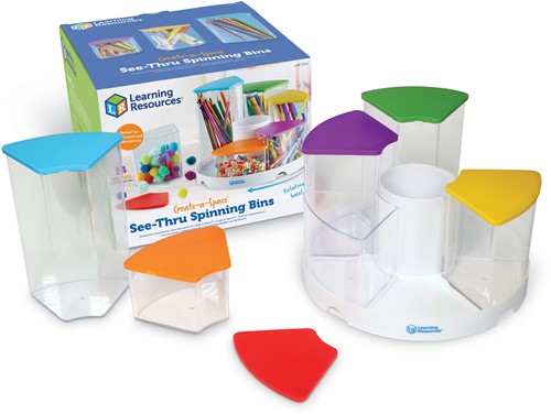 Learning Resources - Create-a-Space™ See-Thru Spinning Bins