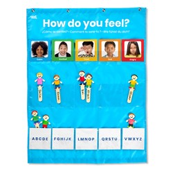 Learning Resources - Express Your Feelings Pocket Chart