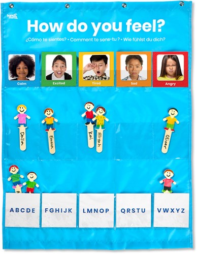 Learning Resources - Express Your Feelings Pocket Chart