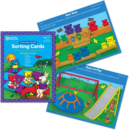 Learning Resources - Three Bear Family® Sort, Pattern & Play Activity Set-2