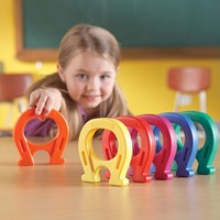 Learning Resources - Primary Science® Mighty Magnets (Set of 6)-2