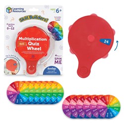Learning Resources - Skill Builders! Multiplication Quiz Wheel