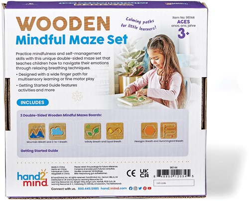 Learning Resources - Wooden Mindful Maze Set-3