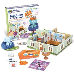 Learning Resources - Elephant in the Room Positional Words Activity Set