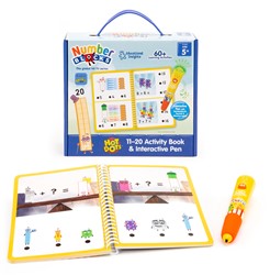 Learning Resources - Hot Dots® Numberblocks® 11-20 Activity Book & Interactive Pen