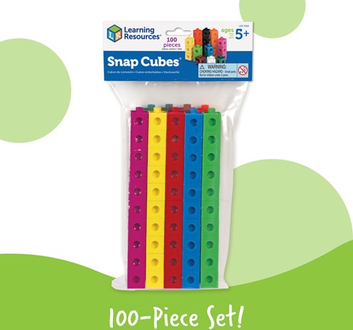 Learning Resources - Snap Cubes® (Set of 100)-3