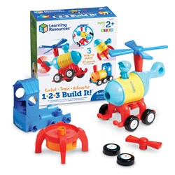 Learning Resources - 1-2-3 Build It!™ Rocket-Train-Helicopter