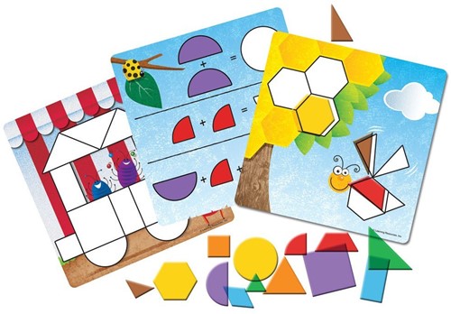 Learning Resources - Shapes Don't Bug Me™ Geometry Activity Set