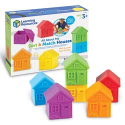 Learning Resources - All About Me Sort & Match Houses