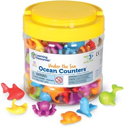 Learning Resources - Under The Sea Ocean Counters® (Set of 72)