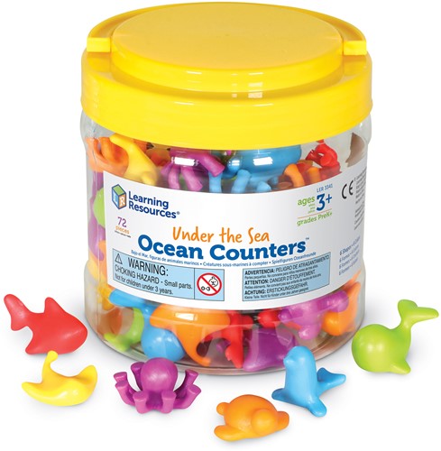 Learning Resources - Under The Sea Ocean Counters® (Set of 72)