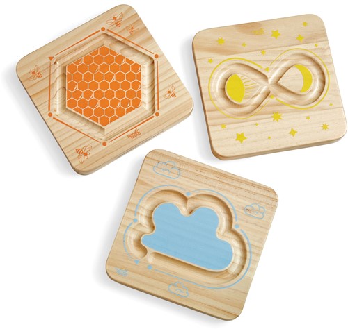 Learning Resources - Wooden Mindful Maze Set-2