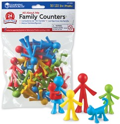 Learning Resources - All About Me Family Counters™ Smart Pack (Set of 24)