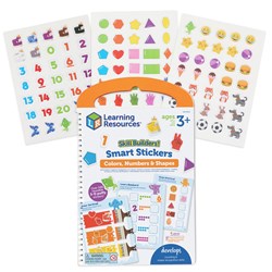 Learning Resources - Skill Builders! Smart Stickers – Colors, Numbers & Shapes