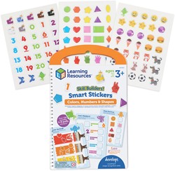 Learning Resources - Skill Builders! Smart Stickers – Colors, Numbers & Shapes