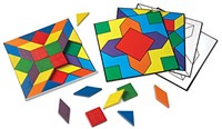 Learning Resources - Parquetry Blocks  & Cards Set-2