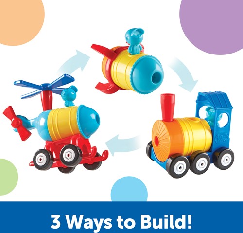 Learning Resources - 1-2-3 Build It!™ Rocket-Train-Helicopter-3