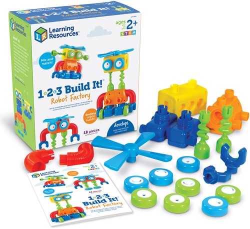 Learning Resources - 1-2-3 Build It!™ Robot Factory