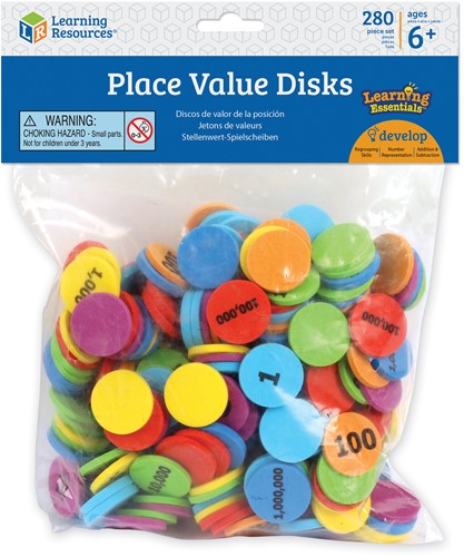 Learning Resources - Place Value Disks (Set of 280)-2