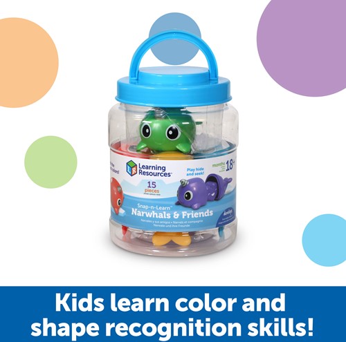 Learning Resources - Snap-n-Learn™ Narwhals & Friends-3